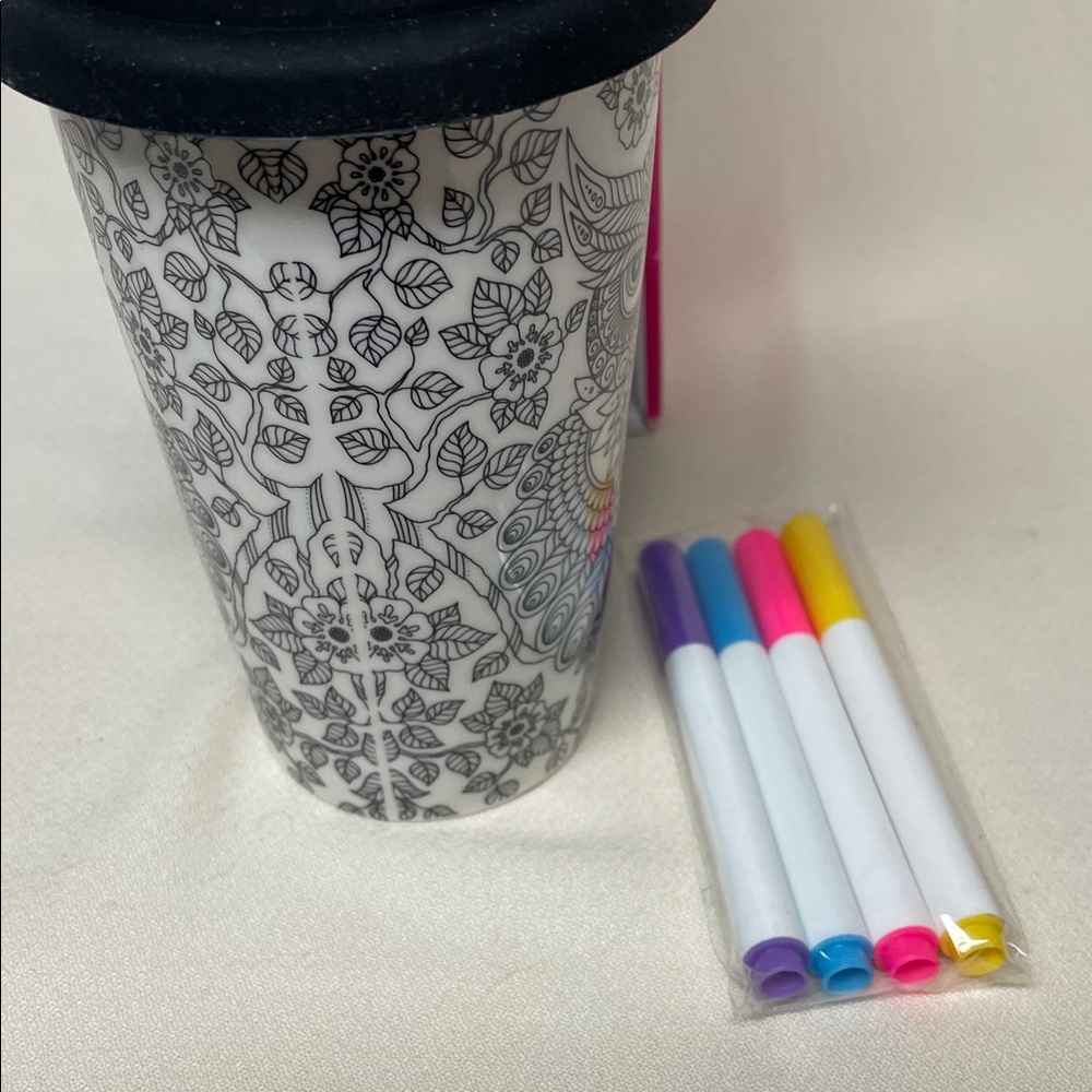 Color Your Life Ceramic Mug Set - Picture 7 of 14
